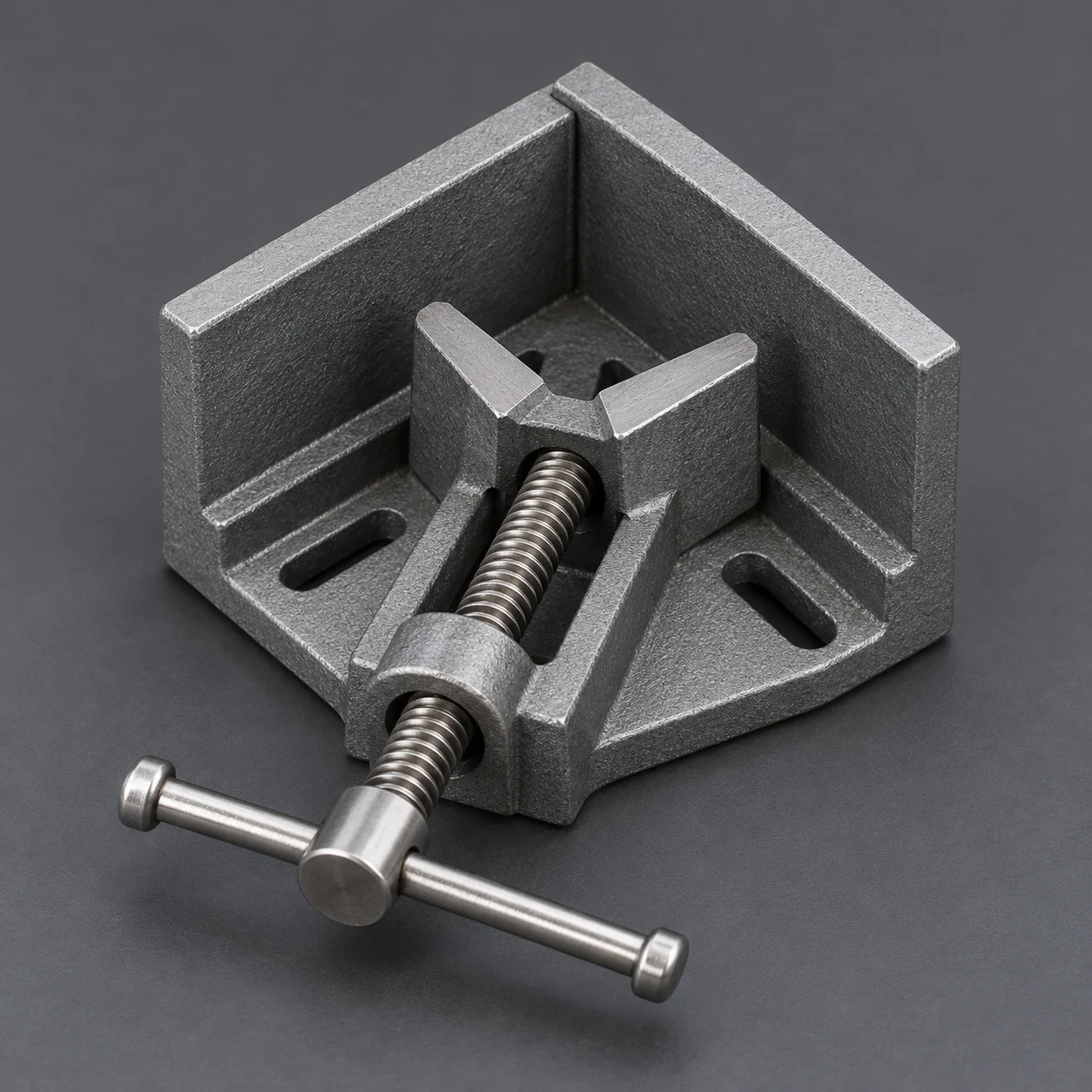 Compact welding corner clamp